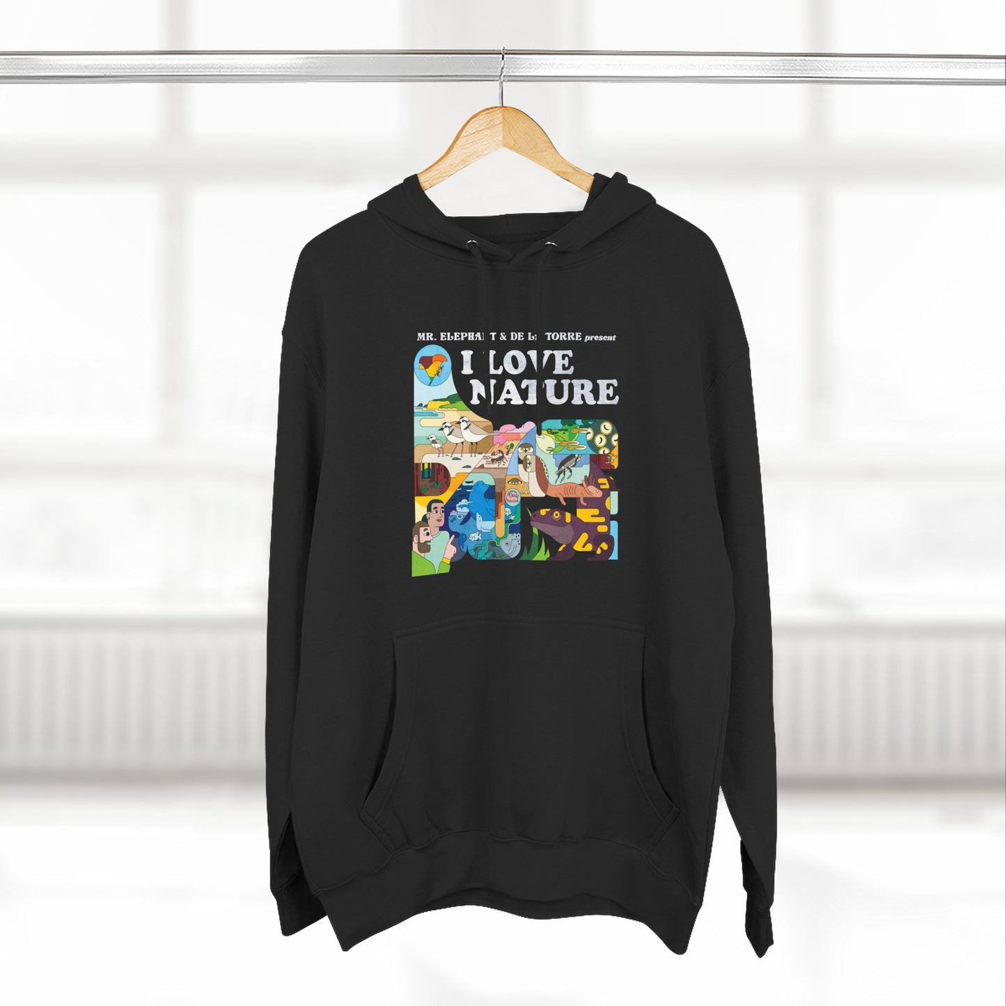 I Love Nature Album Art Hoodie