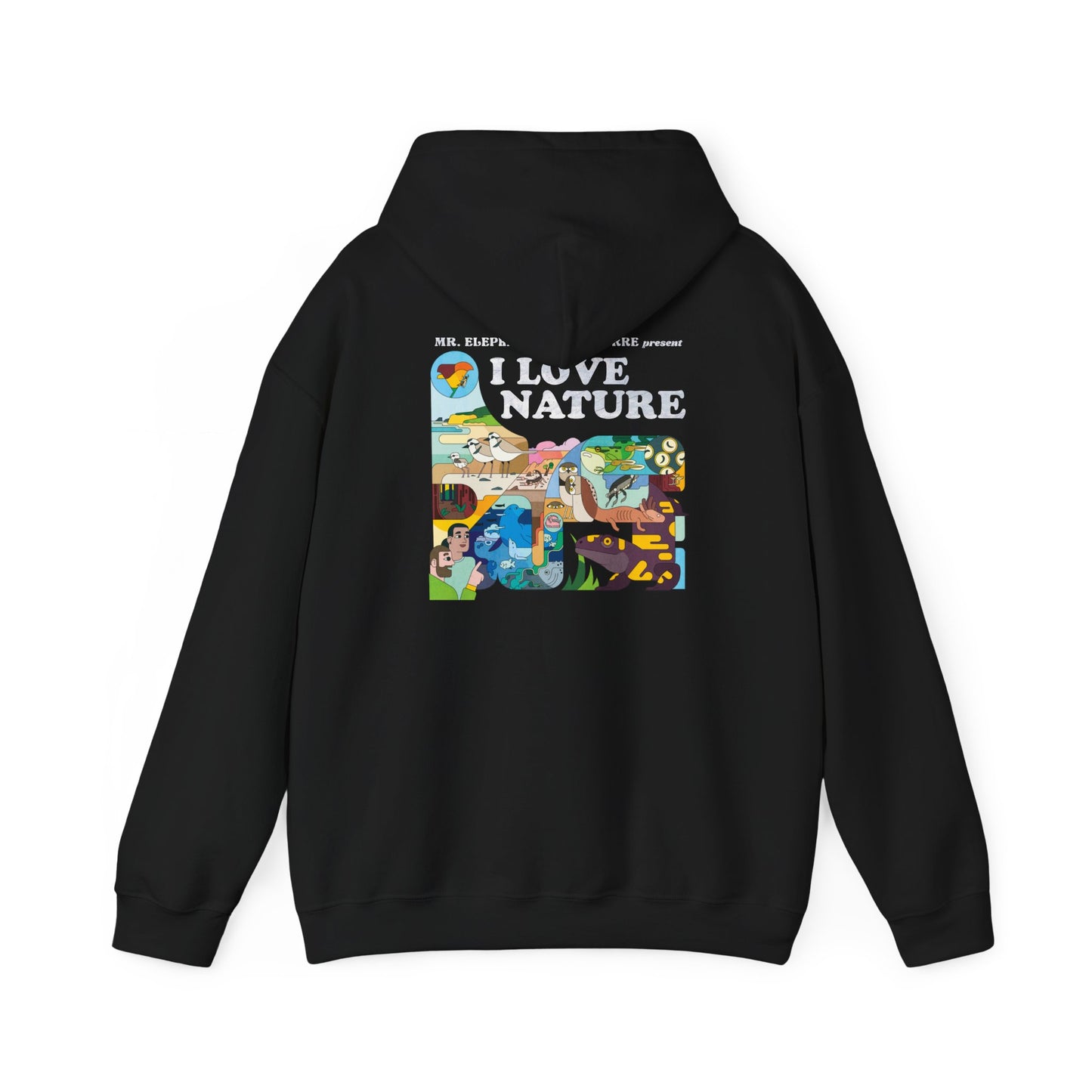 I Love Nature Owl Hoodie