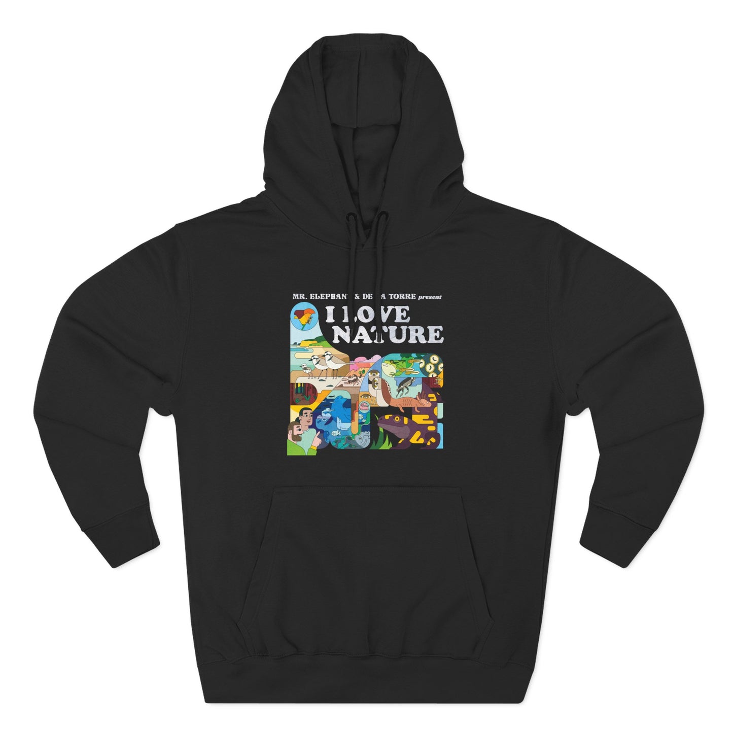 I Love Nature Album Art Hoodie