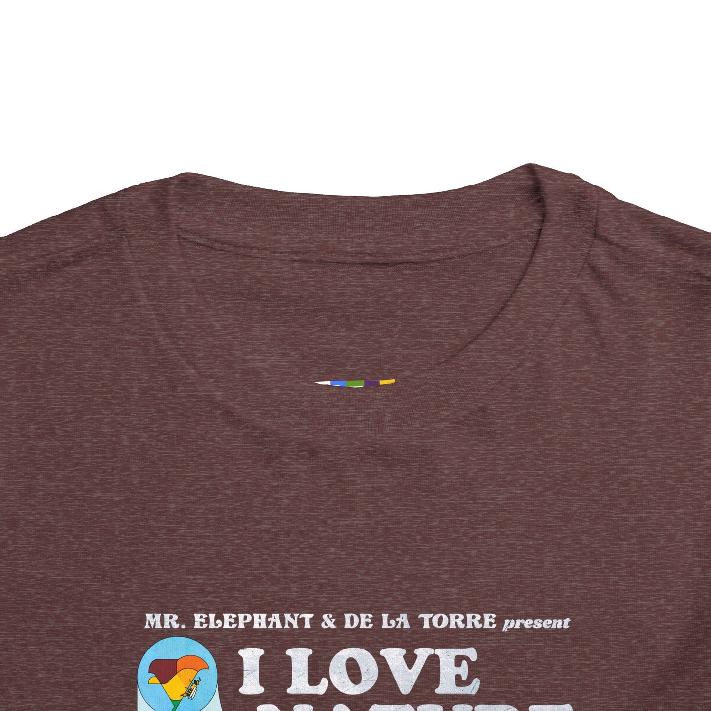 I Love Nature Toddler Short Sleeve Tee - Fun & Educational Design for Nature Lovers