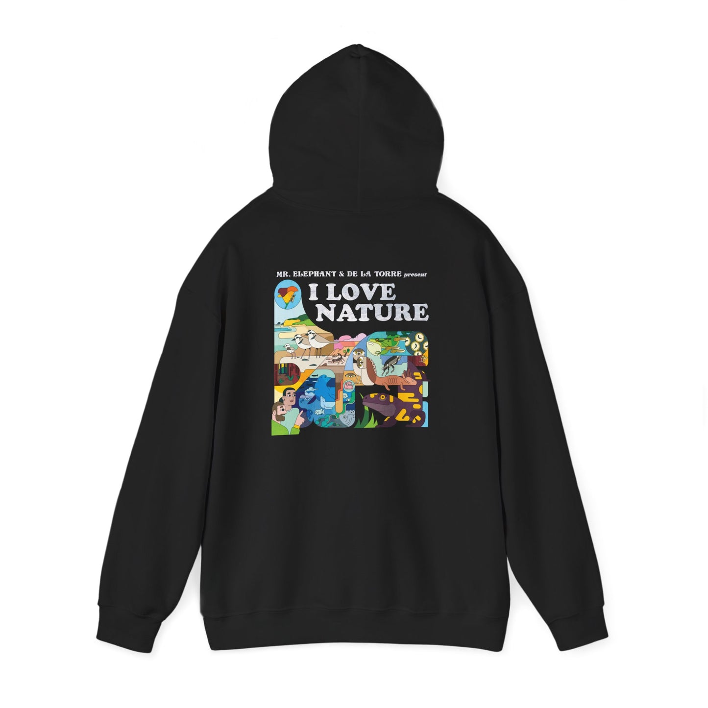 I Love Nature Owl Hoodie