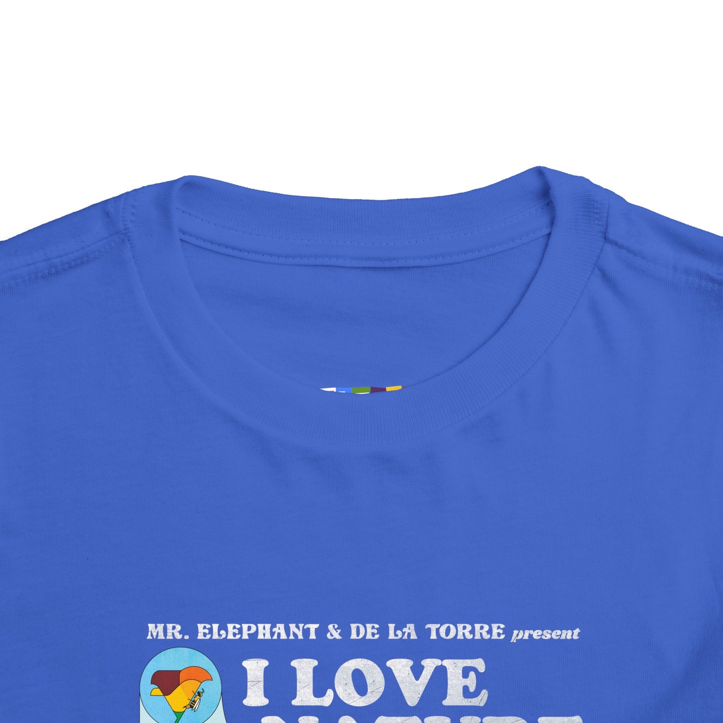 I Love Nature Toddler Short Sleeve Tee - Fun & Educational Design for Nature Lovers