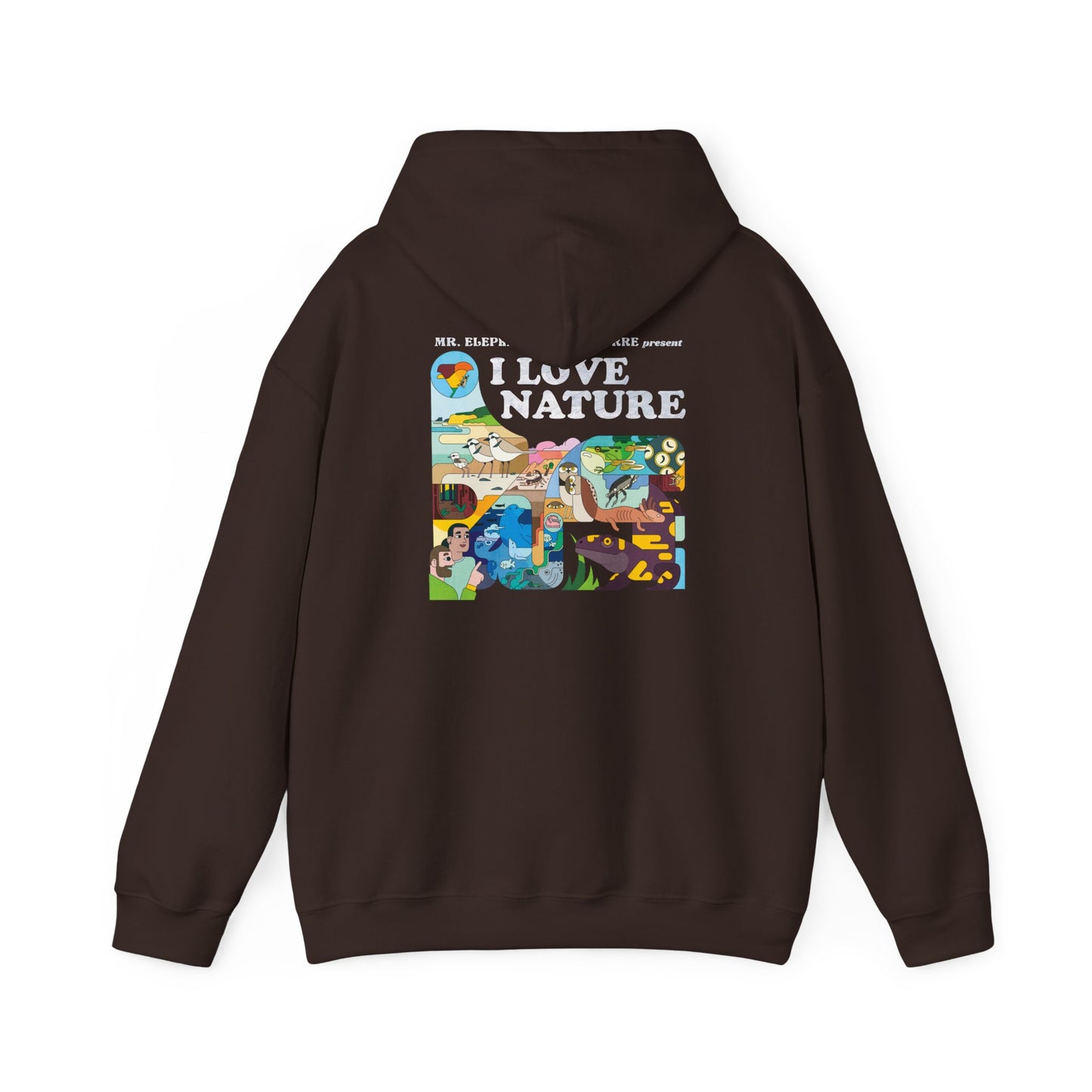 I Love Nature Owl Hoodie