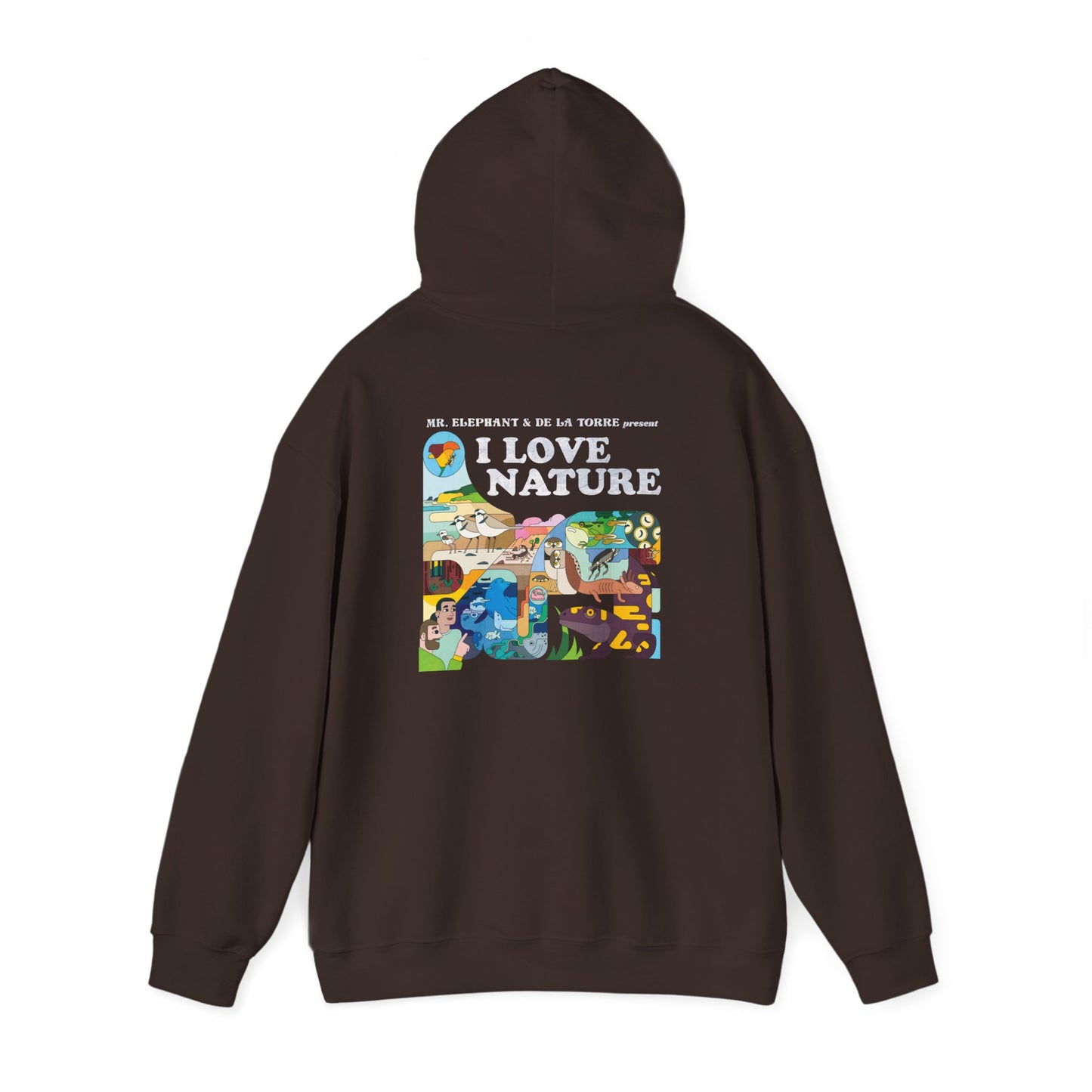 I Love Nature Owl Hoodie