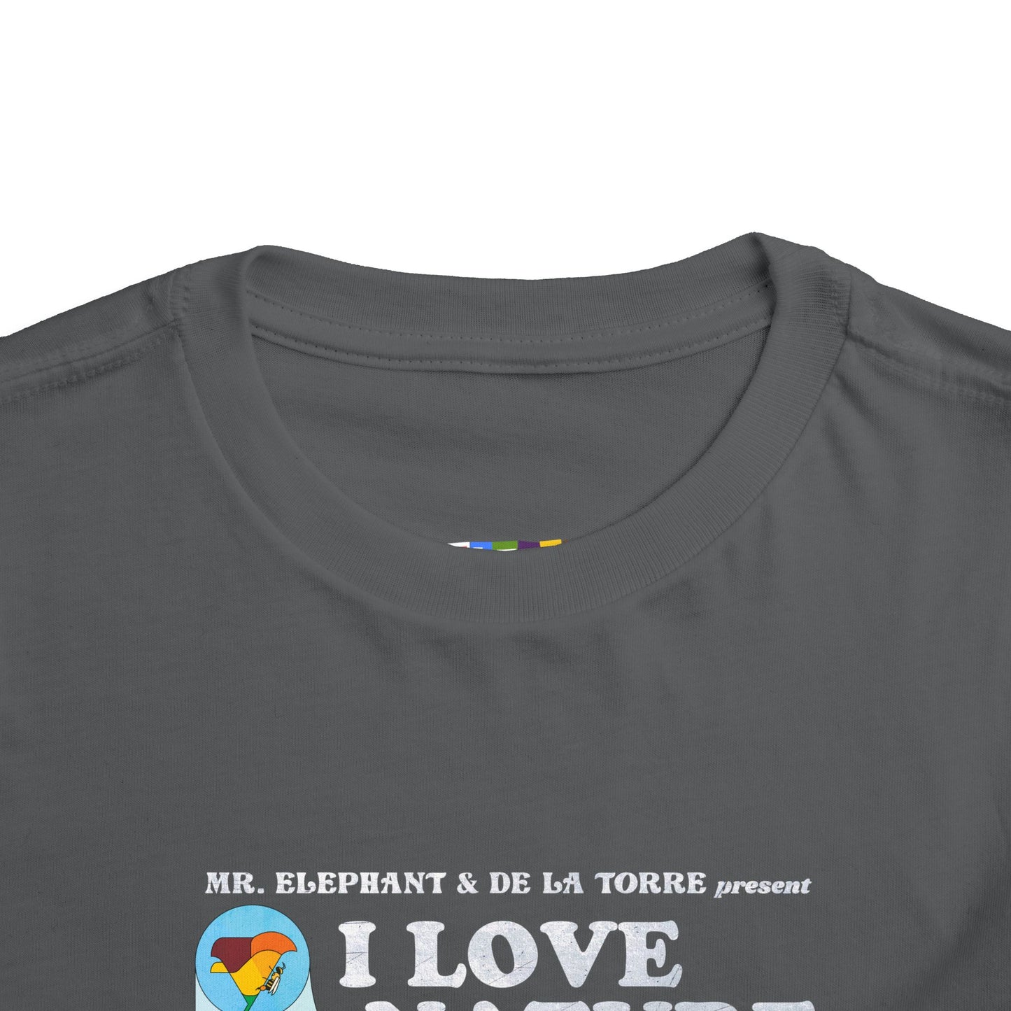 I Love Nature Toddler Short Sleeve Tee - Fun & Educational Design for Nature Lovers