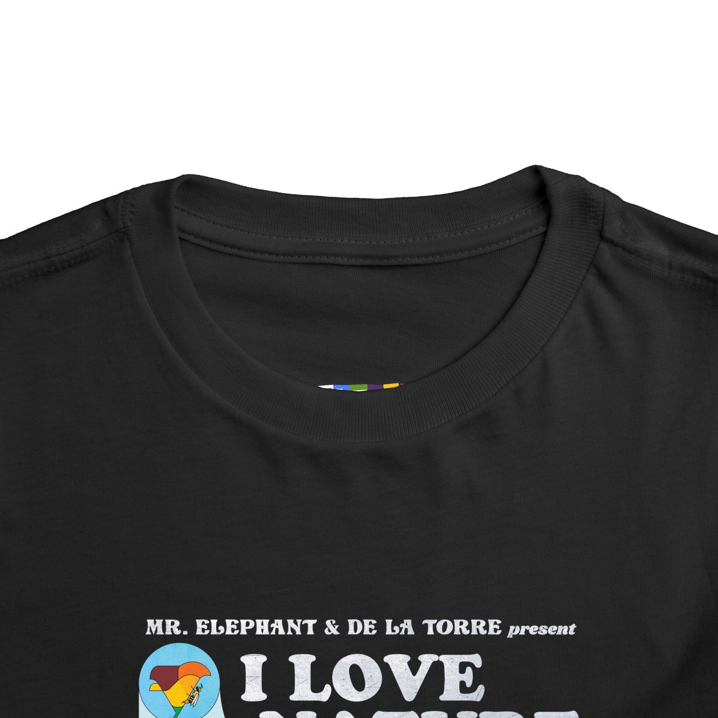 I Love Nature Toddler Short Sleeve Tee - Fun & Educational Design for Nature Lovers
