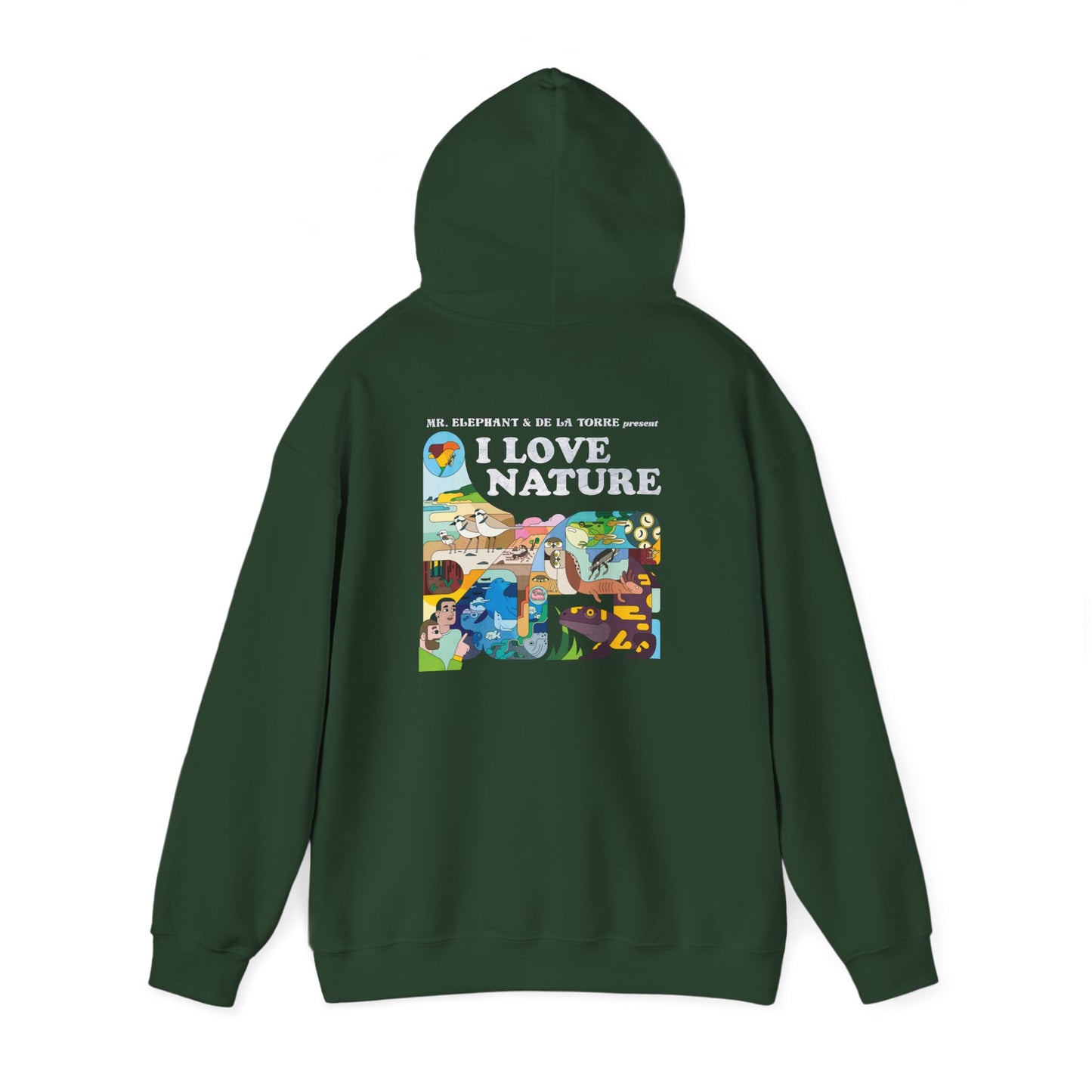 I Love Nature Owl Hoodie