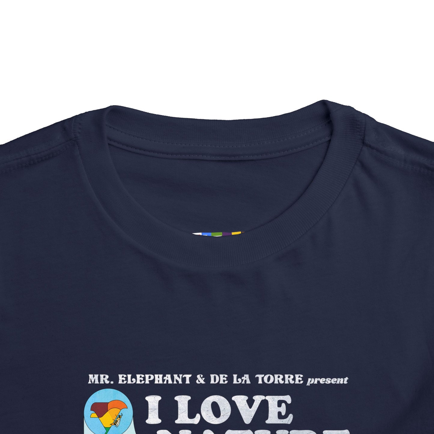 I Love Nature Toddler Short Sleeve Tee - Fun & Educational Design for Nature Lovers
